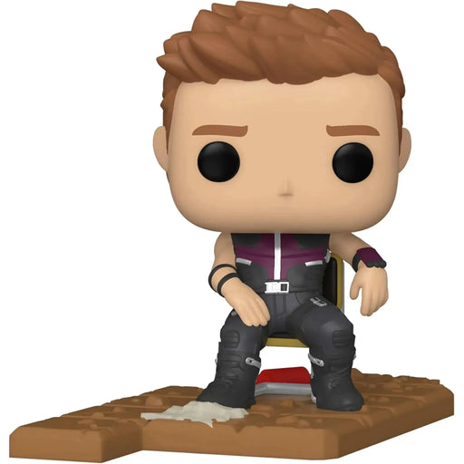 Marvel [The Avengers] - Victory Shawarma Hawkeye Deluxe Figure (3.75") - Funko - Pop! Movies Series, Amazon Exclusive - (2021)