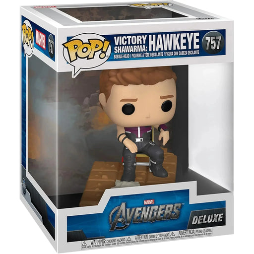 Marvel [The Avengers] - Victory Shawarma Hawkeye Deluxe Figure (3.75") - Funko - Pop! Movies Series, Amazon Exclusive - (2021)