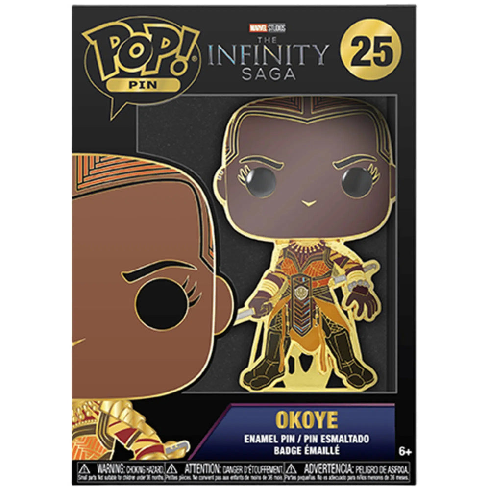 Marvel: The Infinity Saga [Black Panther] - Okoye Pin Badge (#25, Enamel) - Funko - Pop! Pin Series