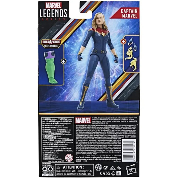Marvel [The Marvels] - Captain Marvel Action Figure (6") - Hasbro - Marvel Legends Series [Build a Figure: Totally Awesome Hulk]