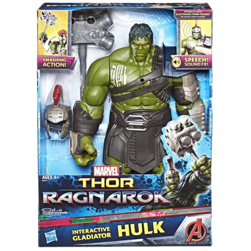 Marvel: Thor Ragnarok - Interactive Gladiator Hulk Toy Figure (12
