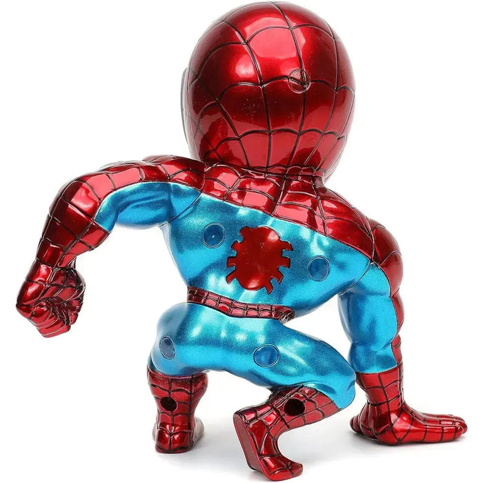 Marvel [Ultimate Spider-Man] - Hero Landing Spider-Man Figure (5", Metal Die-Cast) - Jada - Metafigs Series