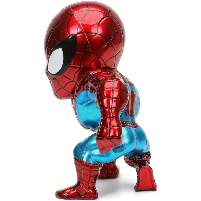Marvel [Ultimate Spider-Man] - Hero Landing Spider-Man Figure (5", Metal Die-Cast) - Jada - Metafigs Series