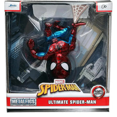 Marvel [Ultimate Spider-Man] - Hero Landing Spider-Man Figure (5", Metal Die-Cast) - Jada - Metafigs Series