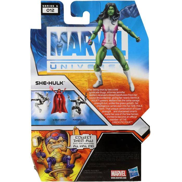 Marvel Universe - She-Hulk Action Figure (3.75") - Hasbro - Marvel Universe Series 4 (012) - (2012)