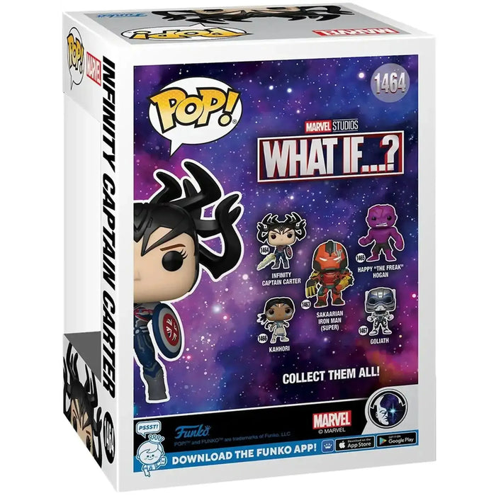 Marvel [What If...?] - Infinity Captain Carter Bobble-Head Figure (4.5") - Funko - Pop! Series (1464) - (2024)