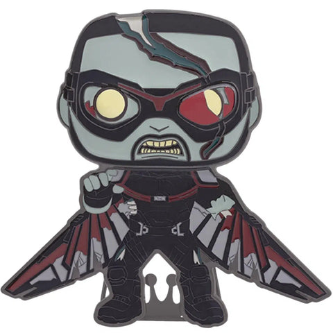 Marvel: What If...? - Zombie Falcon Pin Badge (#19, Glows in the Dark, Enamel) - Funko - Pop! Pin Series