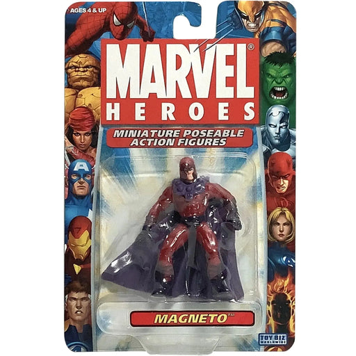 Marvel [X-Men] - Magneto Poseable Action Figure (2.5") - Toy Biz - Miniature Poseable Action Figures Series - (2005)