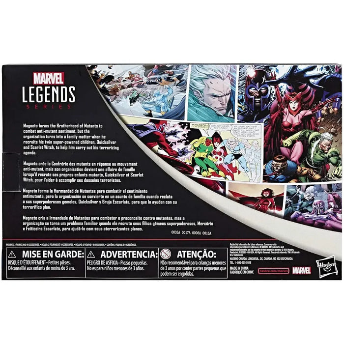 Marvel [X-Men] - Quicksilver, Magneto & Scarlet Witch Action Figure Set (6") - Hasbro - Marvel Legends Series, Marvel 80th Anniversary Edition
