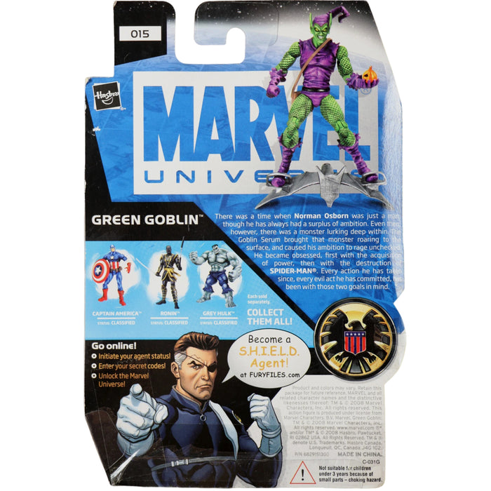 Marvel Universe - Green Goblin Action Figure (3.75") - Hasbro - Marvel Universe Series 1 (015) - (2008)