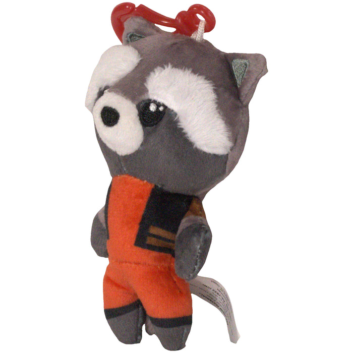 Marvel - Rocket Raccoon Plush Dangler Clip-On Keychain (4") - Bullsitoy