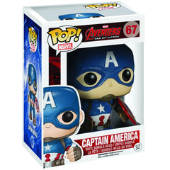 Marvel's Avengers: Age of Ultron - Captain America Bobble-Head Figure (#67) - Funko - Pop! Marvel Series