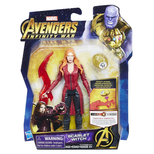 Marvel's Avengers: Infinity War - Scarlet Witch with the Mind Stone Action Figure (6") - Hasbro - Infinity Stones Series