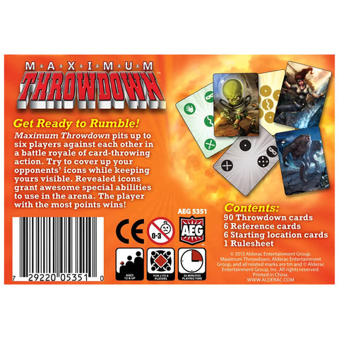Maximum Throwdown Card Game - Alderac Entertainment