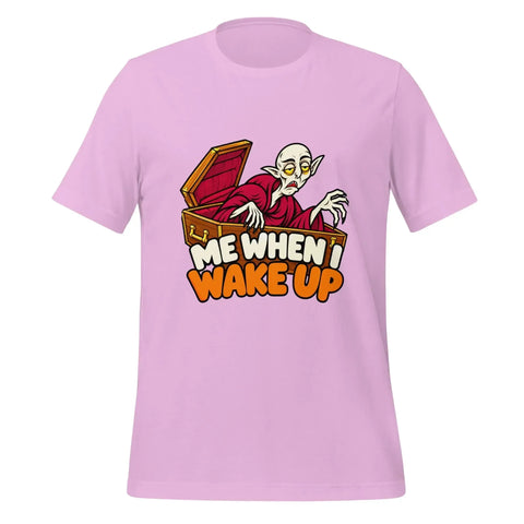 Me When I Wake Up T-Shirt - Funny Sleepy Vampire Halloween Graphic Tee - Image 25