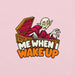Me When I Wake Up T-Shirt - Funny Sleepy Vampire Halloween Graphic Tee
