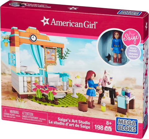 Mega Bloks [American Girl] - Saige's Art Studio Building Set | DPK84 - Image 11