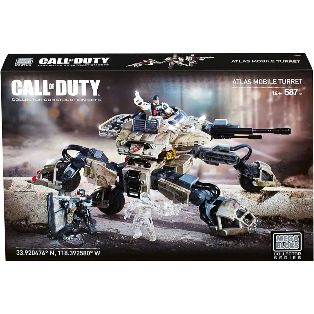 Mega Bloks Call of Duty Atlas Mobile Turret Building Set Poggers