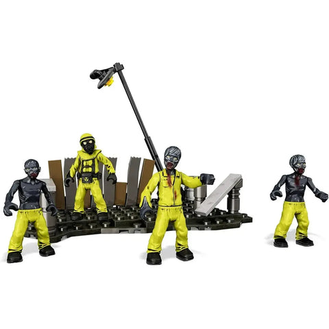 Mega Bloks [Call of Duty] - Hazmat Zombies Mob Building Set - Mega Bloks Collector Series (CNK31)