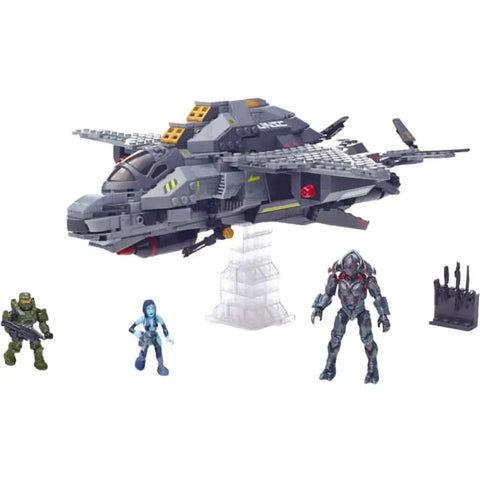 Mega Bloks [Halo] - UNSC Broadsword Midnight Strike Building Set (97380)
