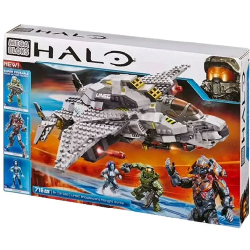 Mega Bloks [Halo] - UNSC Broadsword Midnight Strike Building Set (97380)