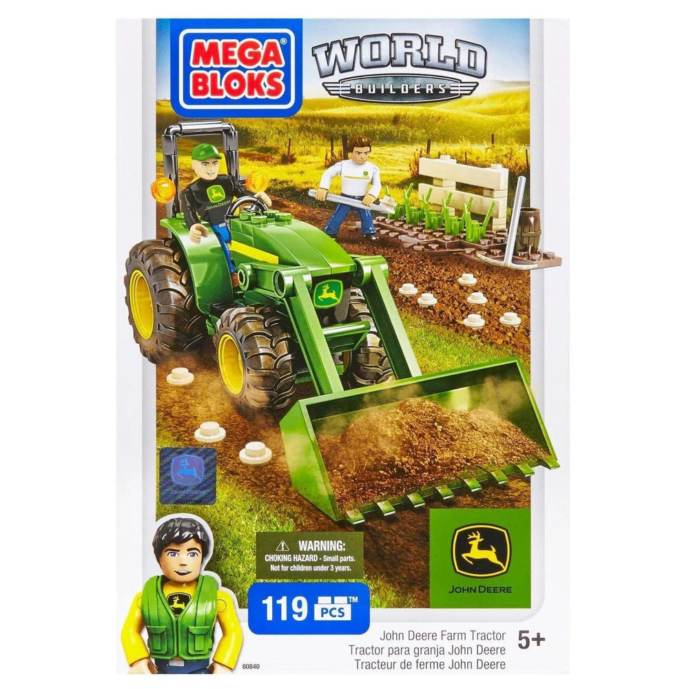 Mega Bloks John Deere Farm Tractor Building Set Poggers