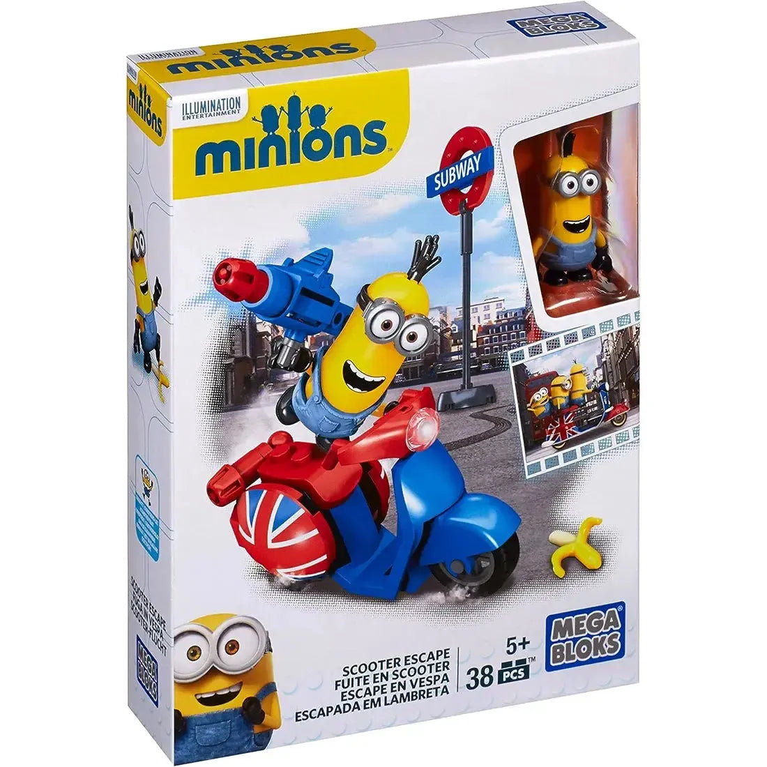 Mega Bloks Minions - Scooter Escape Building Set (CNF52) — Poggers