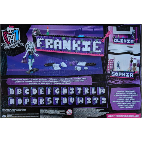 Mega Bloks [Monster High] - Frankie Stein Monsterific Name Builder Building Set (242 Pieces) - (2015) - Image 3