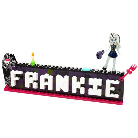 Mega Bloks [Monster High] - Frankie Stein Monsterific Name Builder Building Set (242 Pieces) - (2015) - Image 4
