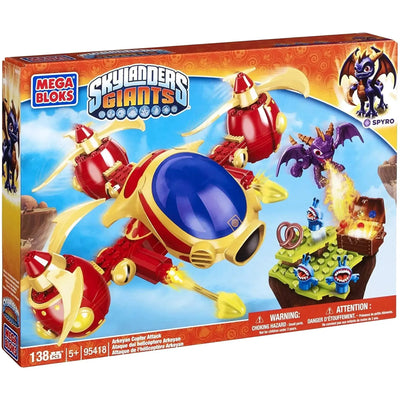 Mega Bloks [Skylanders: Giants] - Arkeyan Copter Attack Building Set (95418)