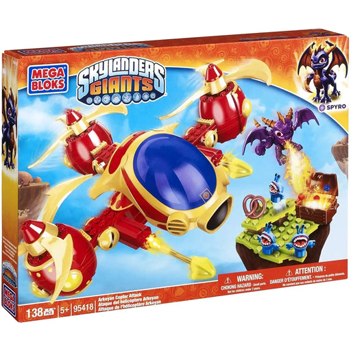 Mega Bloks [Skylanders: Giants] - Arkeyan Copter Attack Building Set (95418)