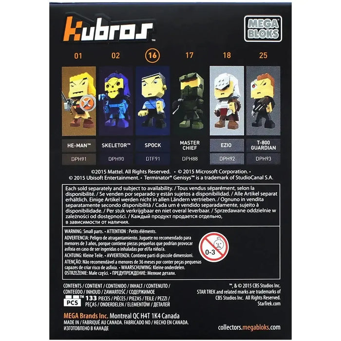 Mega Bloks [Star Trek] - Spock Figure Building Set - Kubros Series (16)