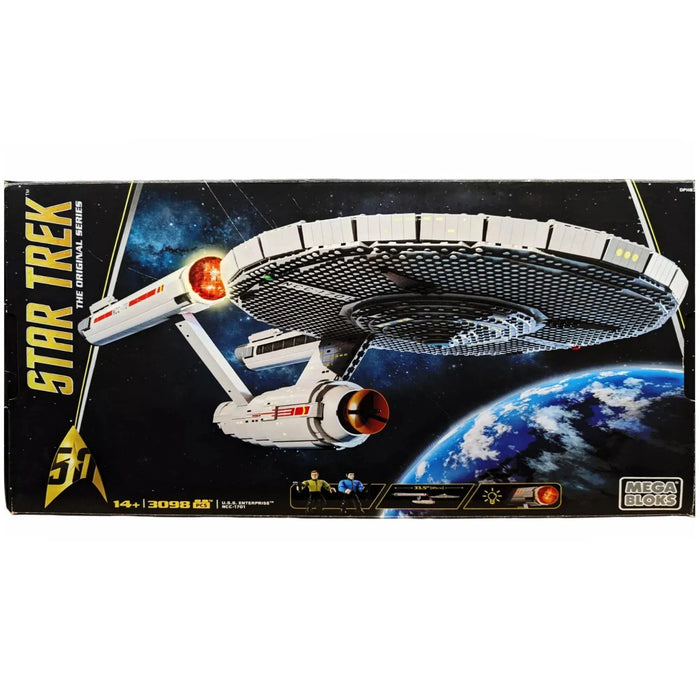 Mega Bloks [Star Trek: The Original Series] - U.S.S. Enterprise NC-1701 Building Set (DPH83)