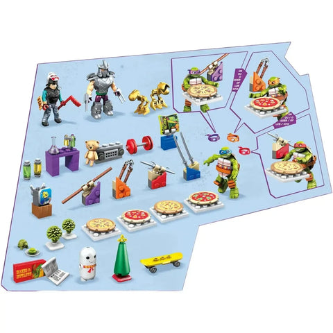 Mega Bloks [Teenage Mutant Ninja Turtles] - Holiday Advent Calendar Building Sets