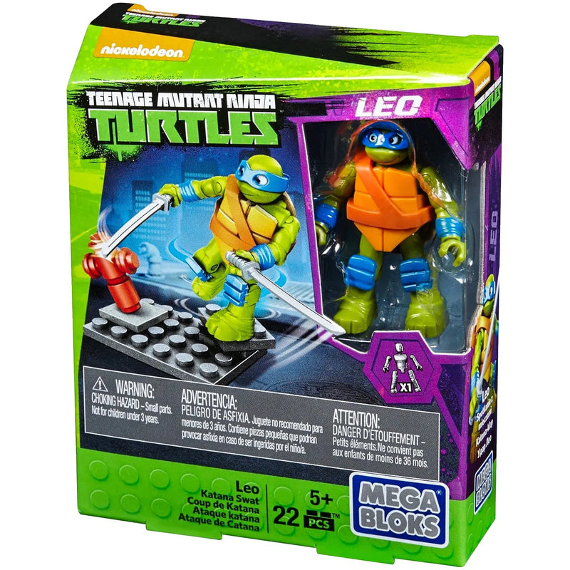 Mega Bloks [Teenage Mutant Ninja Turtles] - Leo Katana Swat Building Set