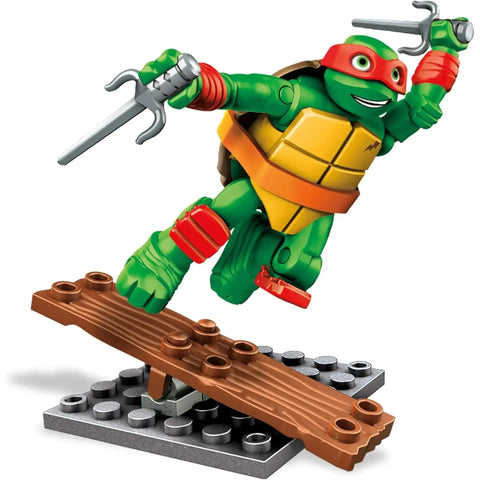 Mega Bloks [Teenage Mutant Ninja Turtles] - Raph Seesaw Stunt Building Set (18 Pieces) (DPW76) - (2016) - Image 2