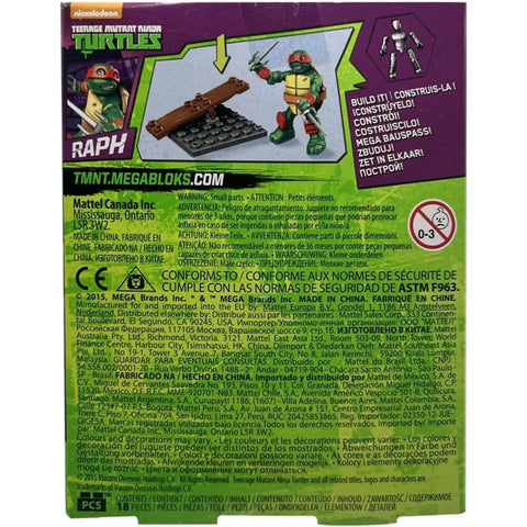 Mega Bloks [Teenage Mutant Ninja Turtles] - Raph Seesaw Stunt Building Set (18 Pieces) (DPW76) - (2016) - Image 3