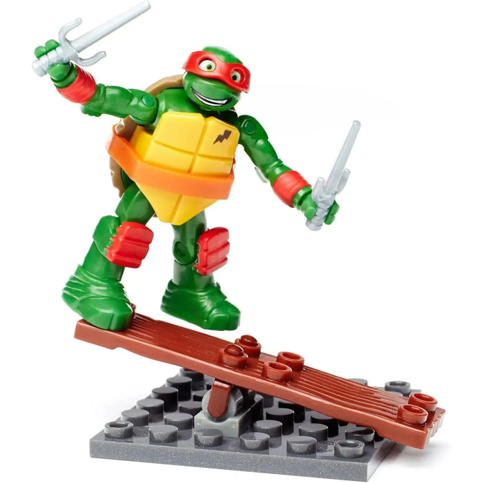 Mega Bloks [Teenage Mutant Ninja Turtles] - Raph Seesaw Stunt Building Set (18 Pieces) (DPW76) - ...