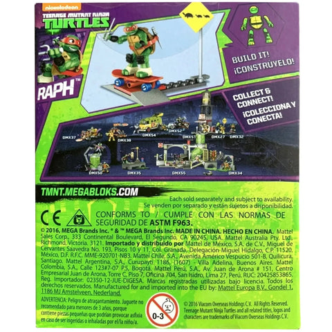 Mega Bloks [Teenage Mutant Ninja Turtles] - Raph Skate Training Building Set - TMNT Series (DMX32) - Image 3
