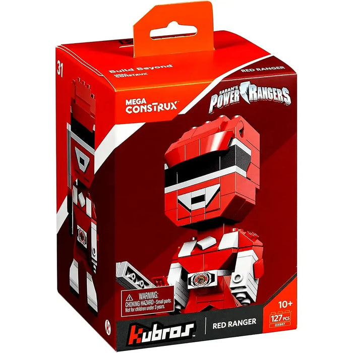Mega Construx [Saban's Power Rangers] - Red Ranger Figure Building Set - Mega Bloks - Kubros Series (31)