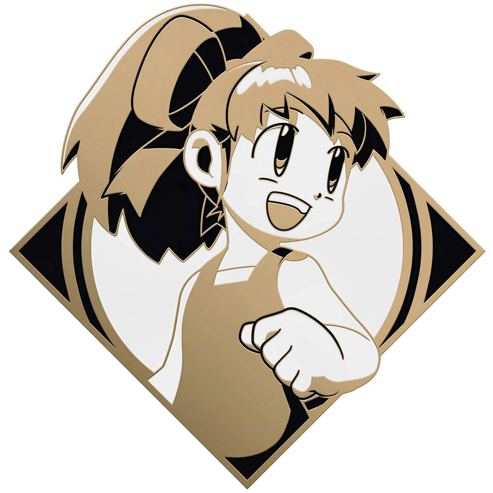 Mega Man - Classic Roll Pin Badge (Enamel, 2") - Zen Monkey Studios - 10th Anniversary Limited Edition Series