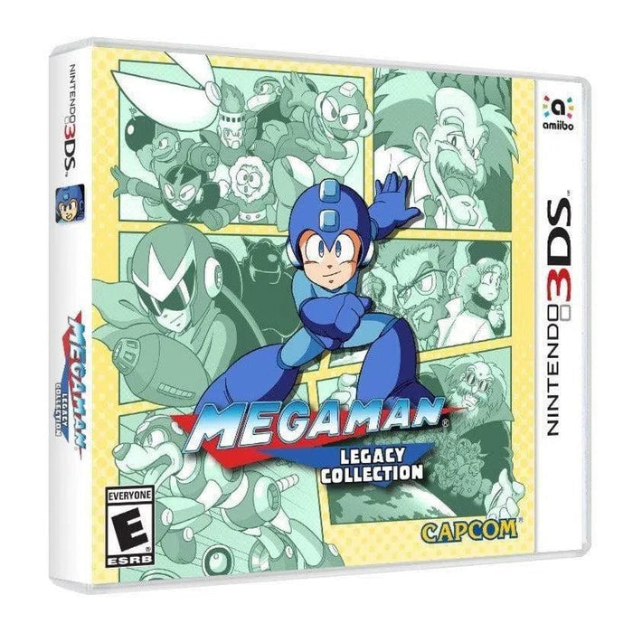 Mega Man Legacy Collection (Collector's Edition) - Video Game & Gold Mega Man Amiibo Bundle - Nintendo 3DS