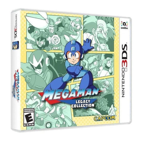 Mega Man Legacy Collection (Collector's Edition) - Video Game & Gold Mega Man Amiibo Bundle - Nintendo 3DS
