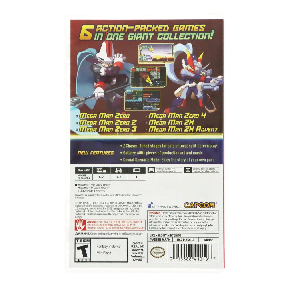 Mega Man Zero/ZX Legacy Collection - Nintendo Switch