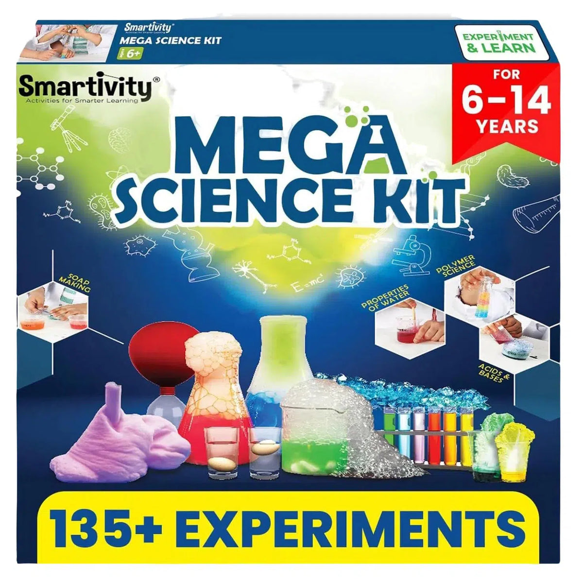 Mega Science Kit - STEM Science Experiment Educational Toy Kit - Smart ...