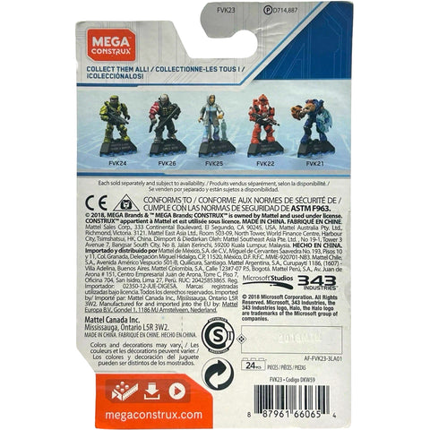 Mega Construx [Halo] - Spartan Recruit Building Set (24 Pieces) - Mega Construx - Series 8 (FVK23) - (2018) - Image 3
