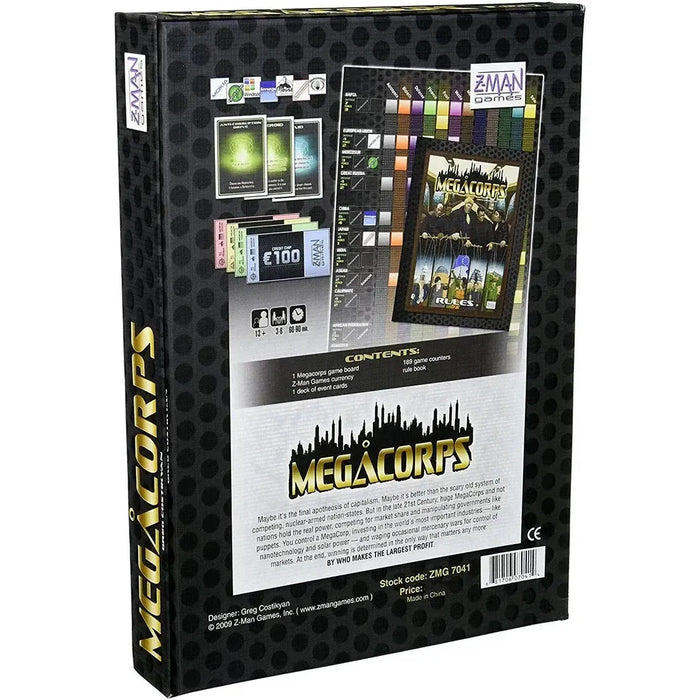 MegaCorps - Economic Civilization Board Game for Adults (3-6 Players, Ages 13+) - Z-Man Games