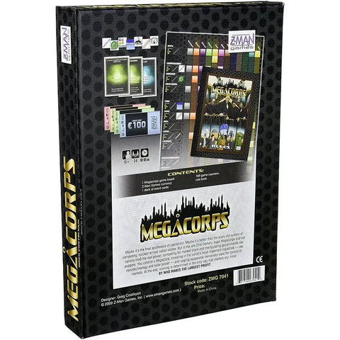 MegaCorps - Economic Civilization Board Game for Adults (3-6 Players, Ages 13+) - Z-Man Games