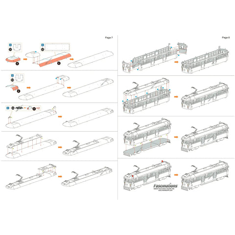 Melbourne W-Class Tram (Colored) Transit Car 3D Figure Model Kit (Steel, Moderate Difficulty) - Fascinations - Metal Earth Series - (2022) - Image 10