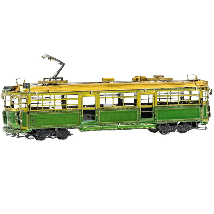 Melbourne W-Class Tram (Colored) Transit Car 3D Figure Model Kit (Steel, Moderate Difficulty) - Fascinations - Metal Earth Series - (2022)